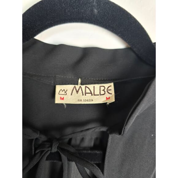 Malbe NWT shear top size Medium Black - Picture 2 of 5